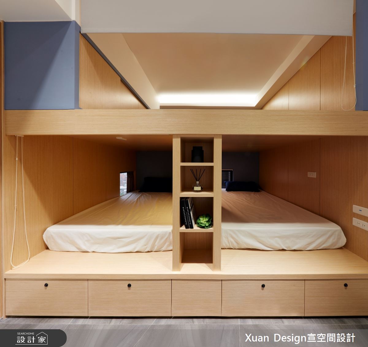 25坪新成屋(5年以下)＿現代風臥室案例圖片＿宣設計＿宣設計_折射_25坪現代風之27