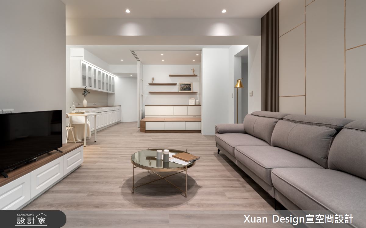 32坪老屋(50年以上)＿混搭風客廳臥榻案例圖片＿宣設計＿宣設計_禾合_32坪混搭風之2