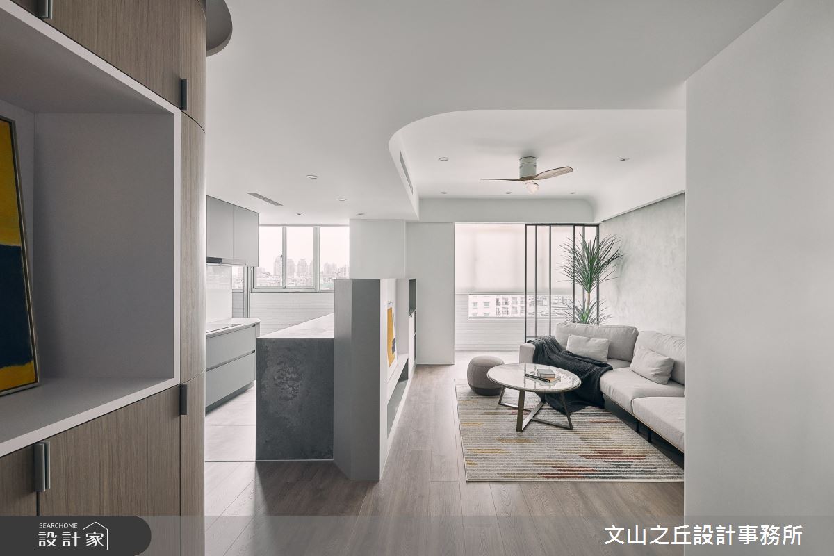 27坪老屋(16~30年)＿混搭風案例圖片＿文山之丘室內裝修設計有限公司＿文山之丘_01.再見淡水河之2