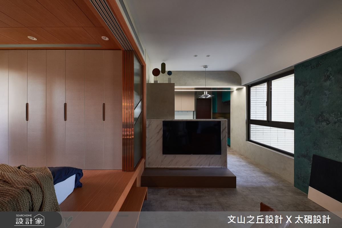 10坪中古屋(5~15年)＿混搭風客廳案例圖片＿文山之丘室內裝修設計有限公司＿文山之丘_02.微觀世界之14