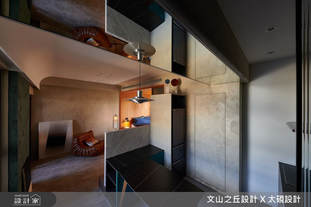 10坪中古屋(5~15年)＿混搭風廚房案例圖片＿文山之丘室內裝修設計有限公司＿文山之丘_02.微觀世界之6
