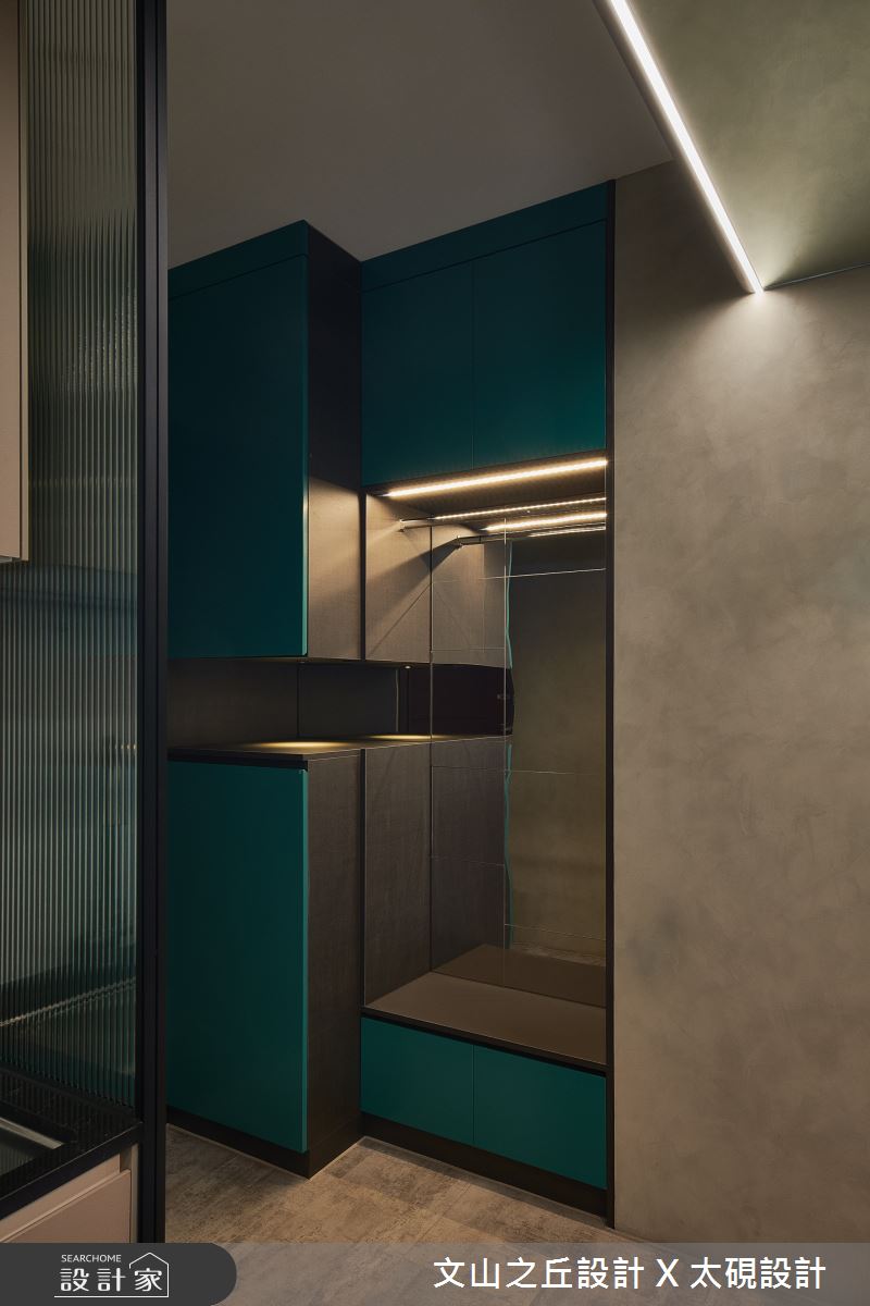 10坪中古屋(5~15年)＿混搭風玄關案例圖片＿文山之丘室內裝修設計有限公司＿文山之丘_02.微觀世界之2