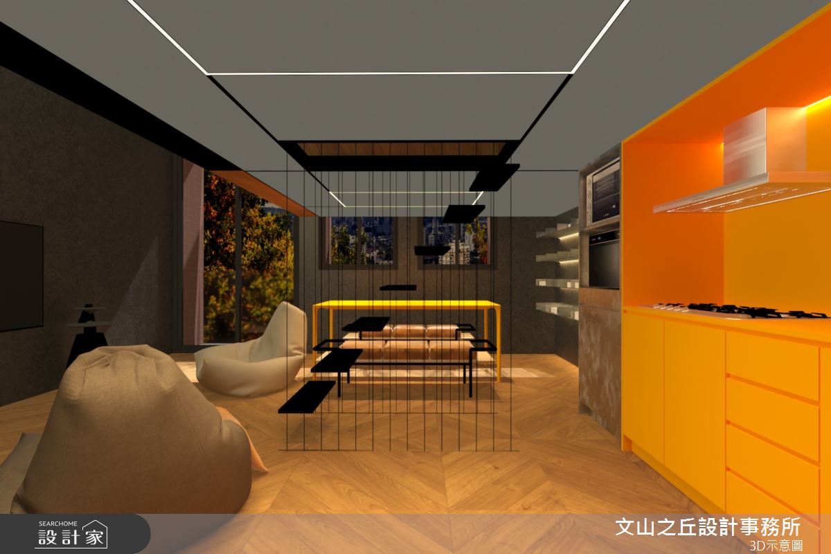 預售屋＿混搭風商業空間案例圖片＿文山之丘室內裝修設計有限公司＿文山之丘_07.大橋頭C宅之6
