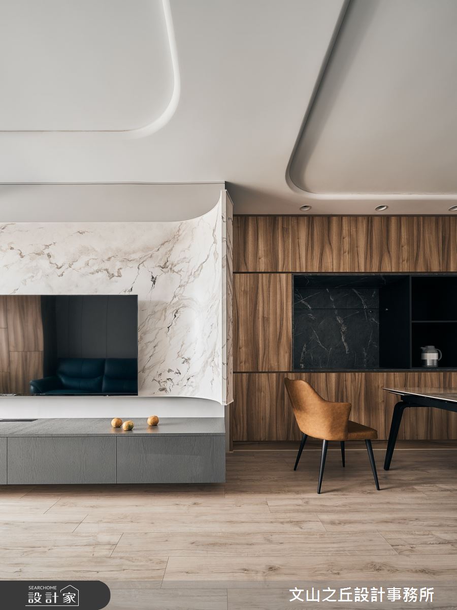 26坪老屋(41~50年)＿現代風客廳餐廳案例圖片＿文山之丘室內裝修設計有限公司＿文山之丘_10.The Grooves of Memories之2