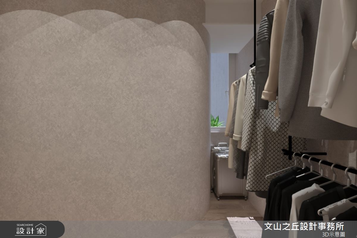 23坪老屋(41~50年)＿現代簡約風更衣間案例圖片＿文山之丘室內裝修設計有限公司＿文山之丘_13.社子王宅之10