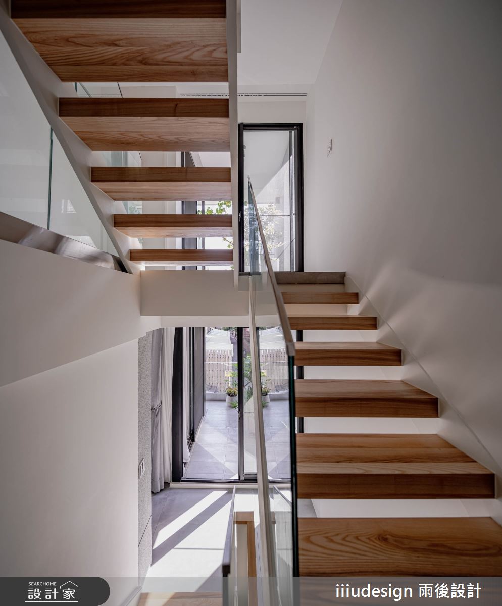 85坪老屋(41~50年)＿現代風樓梯案例圖片＿雨後設計有限公司＿雨後_彰化黃宅之9
