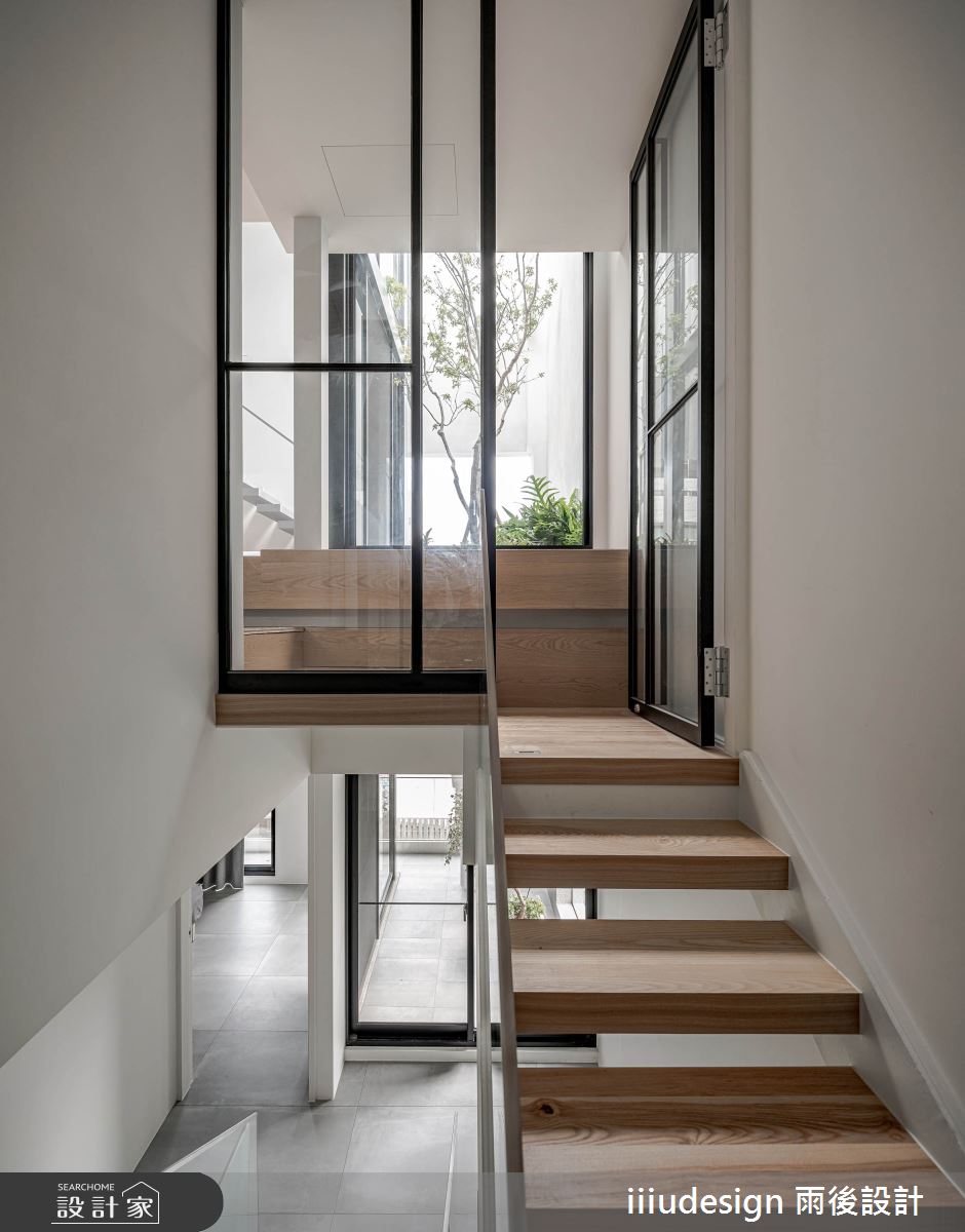 85坪老屋(41~50年)＿現代風樓梯案例圖片＿雨後設計有限公司＿雨後_彰化黃宅之13
