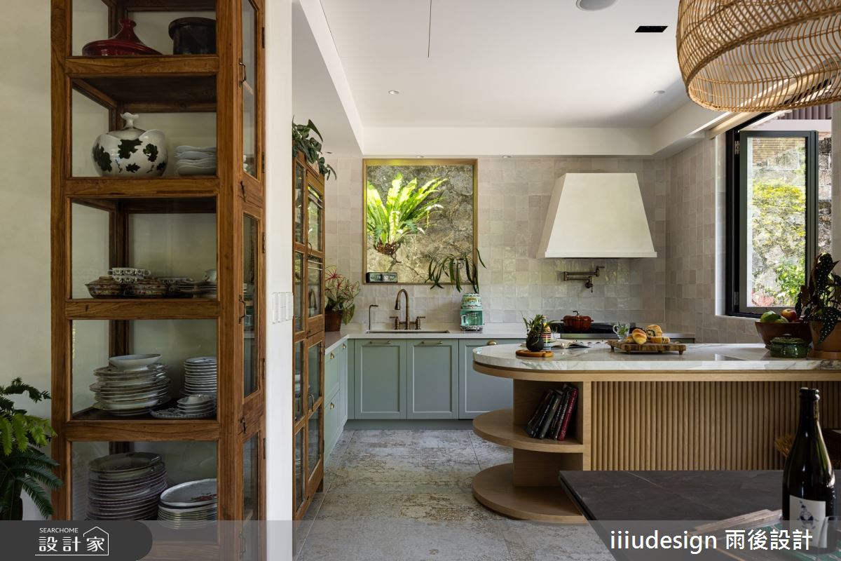 64坪老屋(50年以上)＿現代風廚房中島案例圖片＿雨後設計有限公司＿雨後_台北50年老屋翻修_室內篇之12