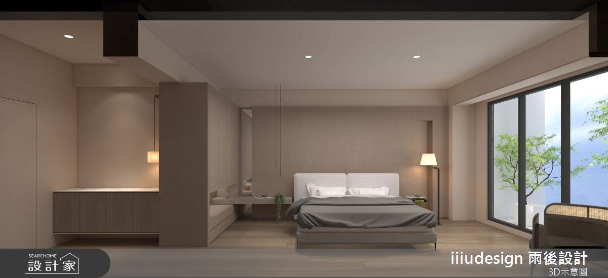 90坪新成屋(5年以下)＿現代風臥室案例圖片＿雨後設計有限公司＿雨後_宜蘭自地自建之4