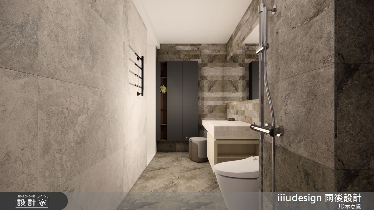 30坪中古屋(5~15年)＿現代風浴室案例圖片＿雨後設計有限公司＿雨後_北投之11