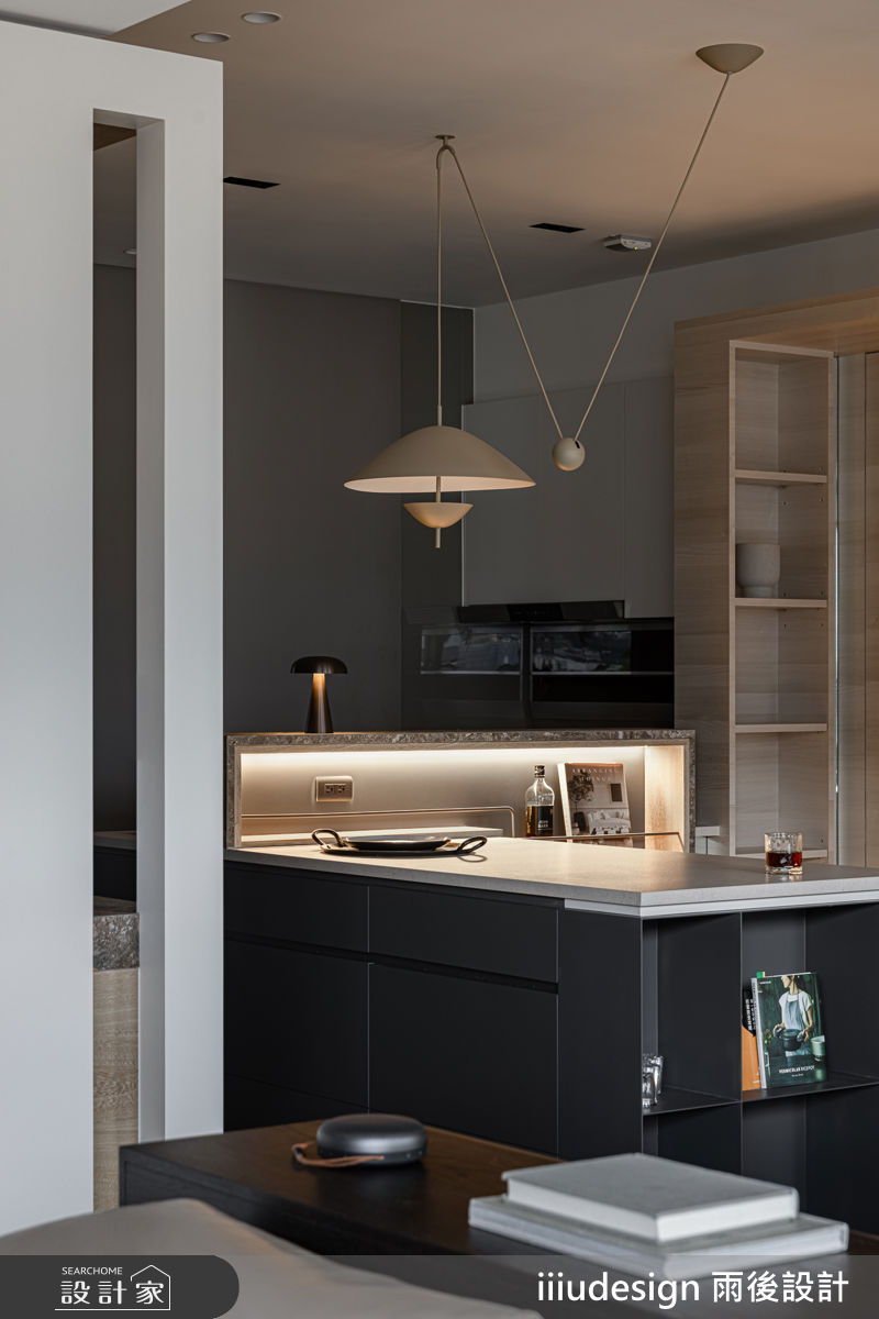 30坪新古屋(10年以下)＿現代風中島案例圖片＿雨後設計有限公司＿雨後_北投林宅之1