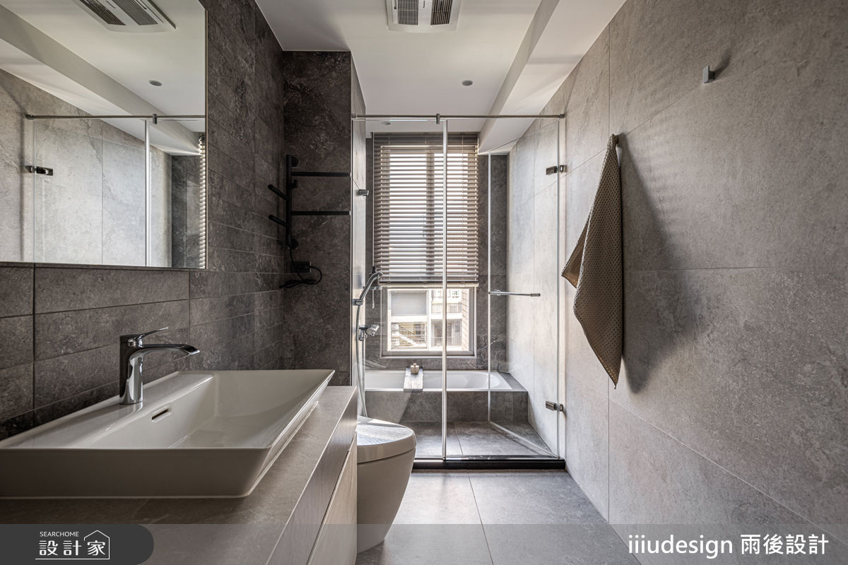 30坪新古屋(10年以下)＿現代風浴室案例圖片＿雨後設計有限公司＿雨後_北投林宅之19