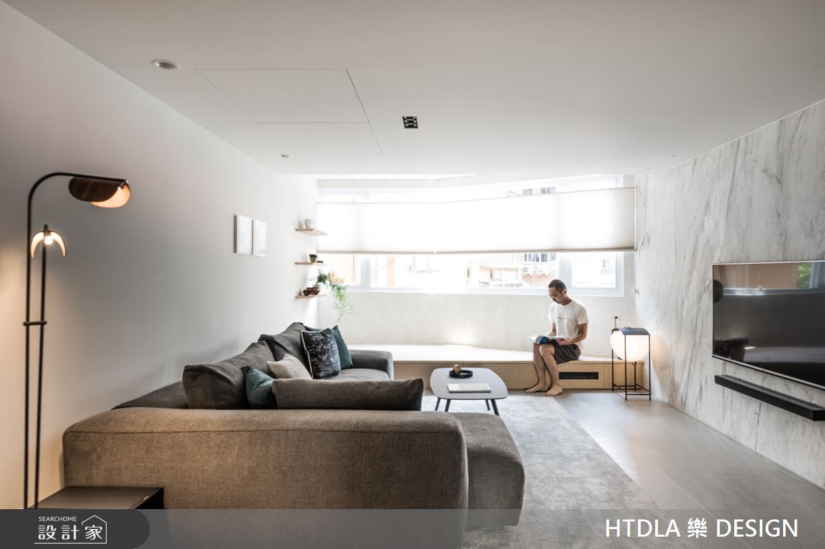 41坪老屋(31~40年)＿混搭風客廳案例圖片＿樂之設計＿樂之設計_方圓之間_大安張宅之4