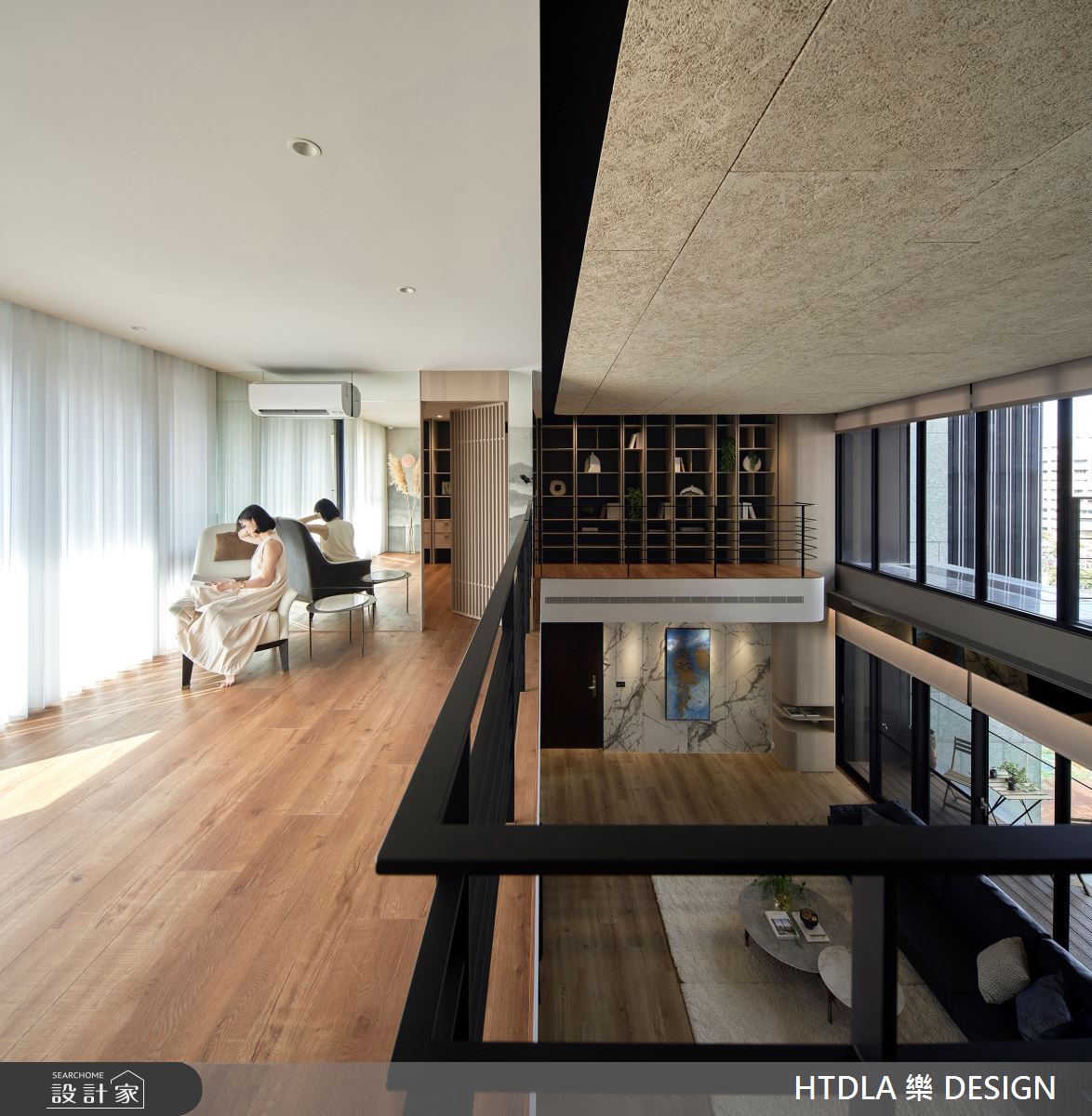 80坪新成屋(5年以下)＿混搭風走廊案例圖片＿樂之設計＿樂之設計_飄洋過海遇見你_台北之22