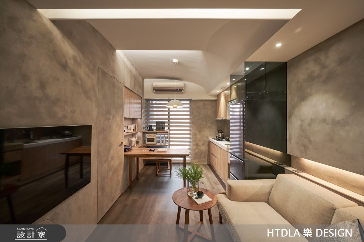 9坪新成屋(5年以下)＿現代風客廳餐廳案例圖片＿樂之設計＿樂之設計_窩在家：一個牛窩之5