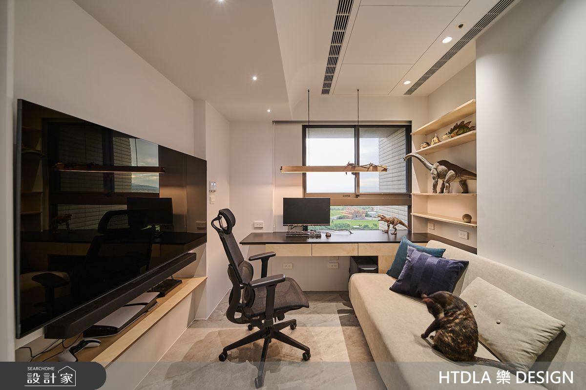 35坪新成屋(5年以下)＿混搭風書房案例圖片＿樂之設計＿樂之設計_清水高湯宅之37