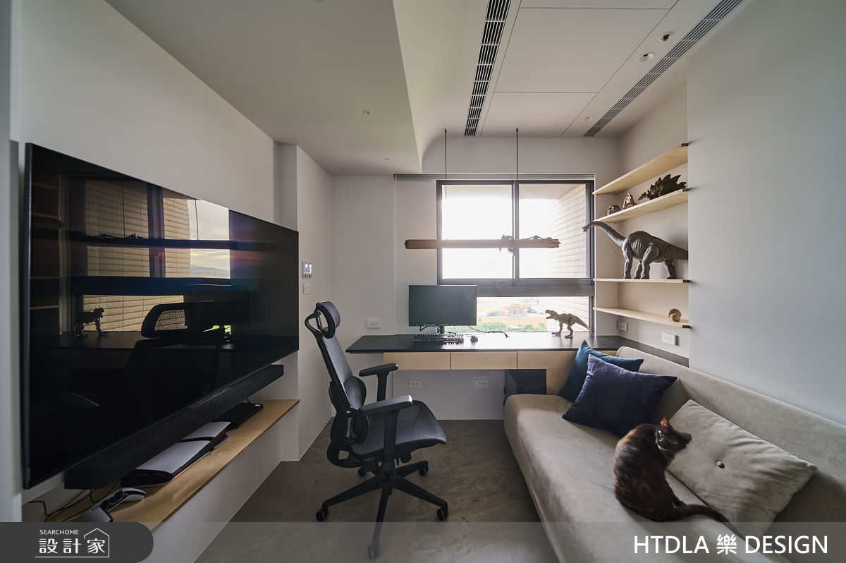 35坪新成屋(5年以下)＿混搭風書房案例圖片＿樂之設計＿樂之設計_清水高湯宅之41