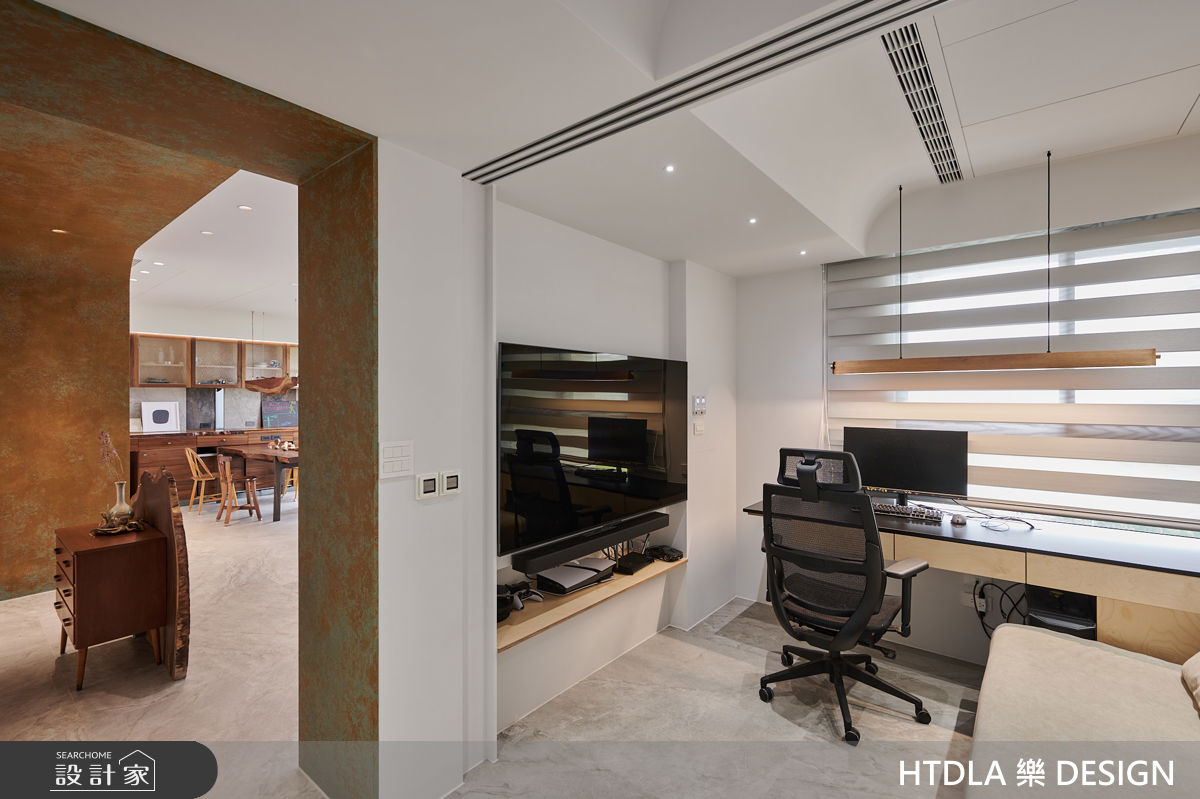 35坪新成屋(5年以下)＿混搭風書房案例圖片＿樂之設計＿樂之設計_清水高湯宅之39