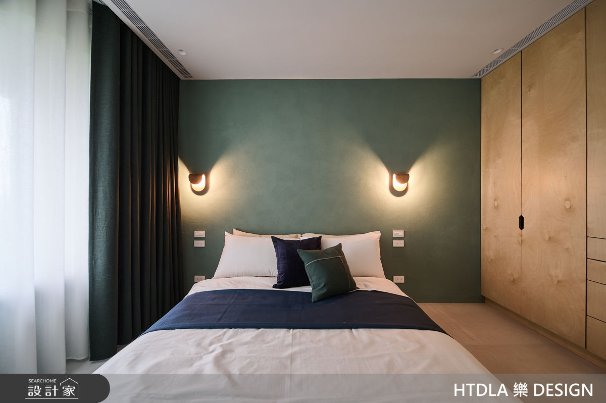 35坪新成屋(5年以下)＿混搭風臥室案例圖片＿樂之設計＿樂之設計_清水高湯宅之50