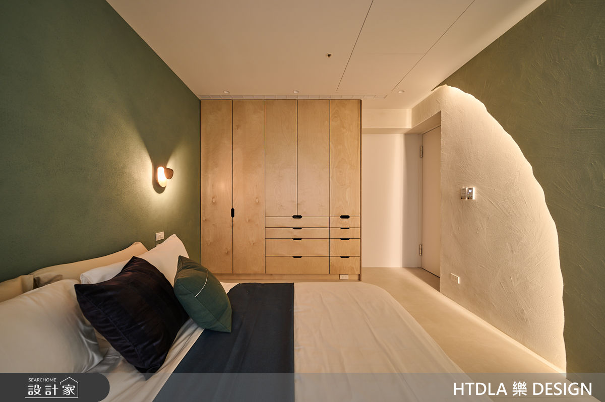 35坪新成屋(5年以下)＿混搭風臥室案例圖片＿樂之設計＿樂之設計_清水高湯宅之51