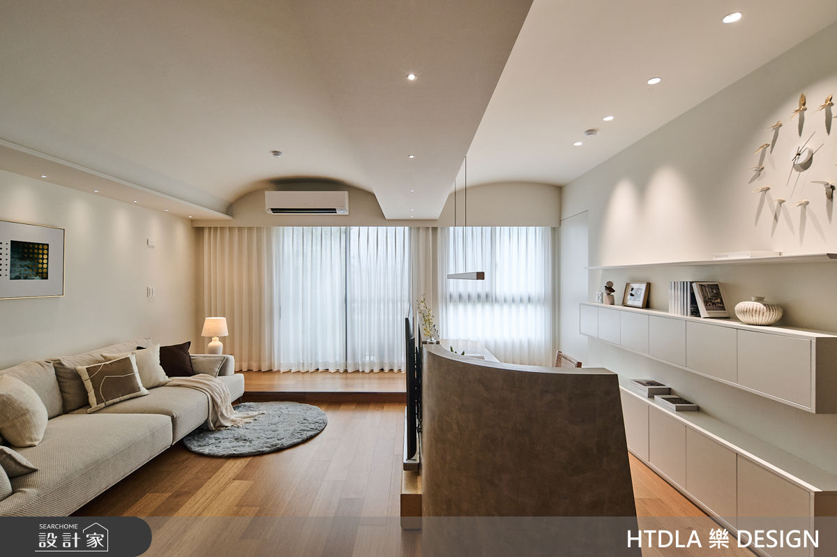 16坪新成屋(5年以下)＿現代風客廳書房案例圖片＿樂之設計＿樂之設計_上和闕宅之28