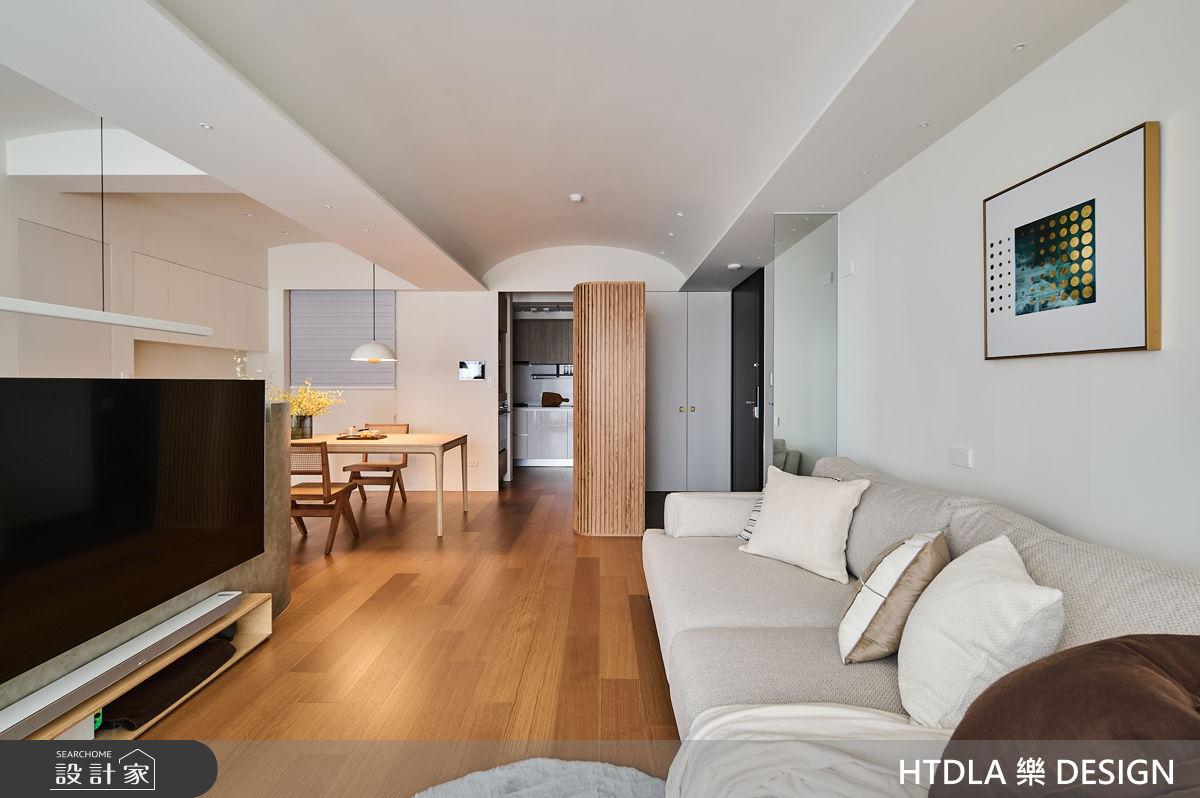 16坪新成屋(5年以下)＿現代風玄關客廳餐廳案例圖片＿樂之設計＿樂之設計_上和闕宅之30