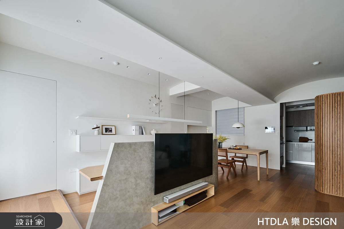16坪新成屋(5年以下)＿現代風客廳餐廳書房案例圖片＿樂之設計＿樂之設計_上和闕宅之31