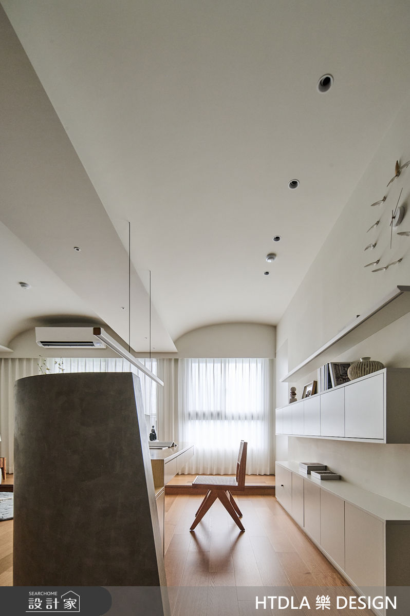 16坪新成屋(5年以下)＿現代風書房案例圖片＿樂之設計＿樂之設計_上和闕宅之38