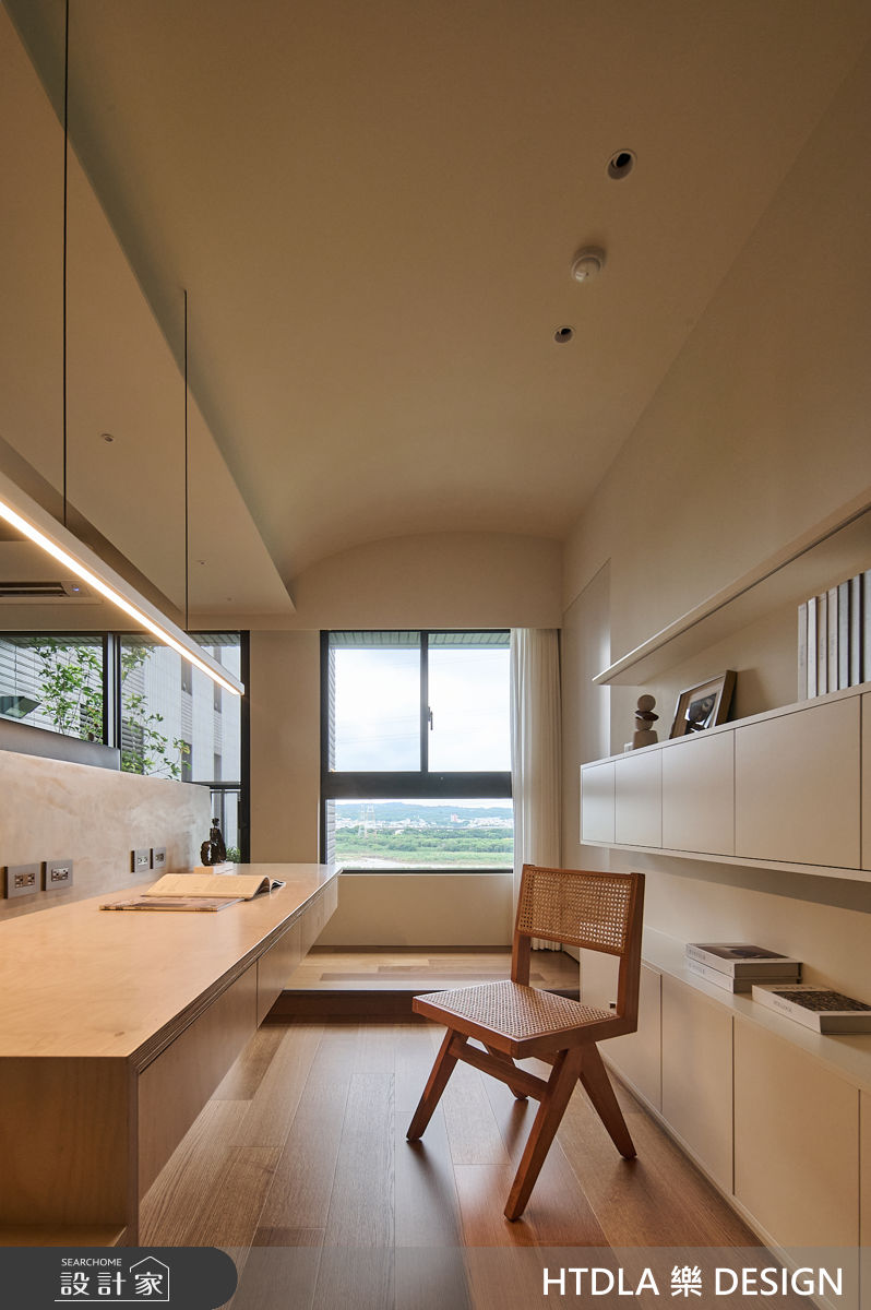 16坪新成屋(5年以下)＿現代風書房案例圖片＿樂之設計＿樂之設計_上和闕宅之39