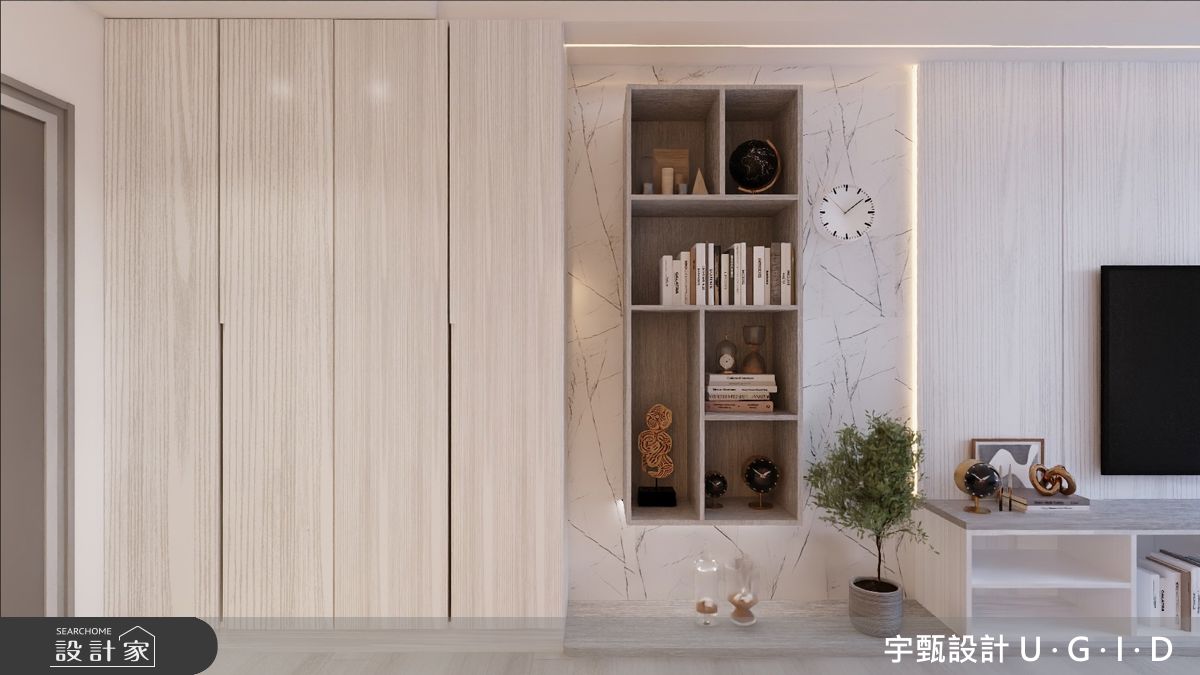 15坪新成屋(5年以下)＿現代風玄關客廳案例圖片＿宇甄設計＿宇甄_24之2
