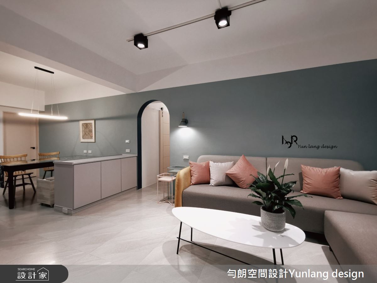 33坪老屋(16~30年)＿簡約風客廳案例圖片＿勻朗空間室內裝修有限公司＿勻朗_樂齡美學_高雄33坪老屋之6