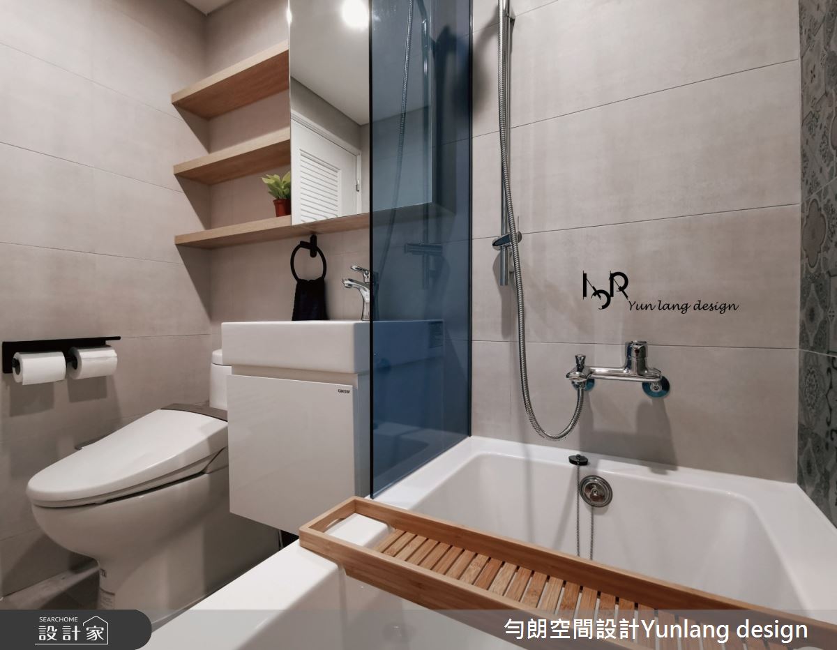 33坪老屋(16~30年)＿簡約風浴室案例圖片＿勻朗空間室內裝修有限公司＿勻朗_樂齡美學_高雄33坪老屋之15