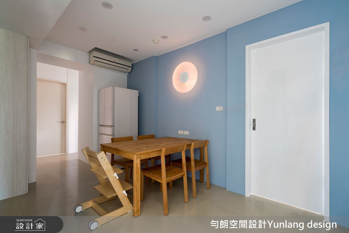 34坪中古屋(5~15年)＿現代風餐廳案例圖片＿勻朗空間室內裝修有限公司＿勻朗_白領藍調_高雄34坪中古屋之4