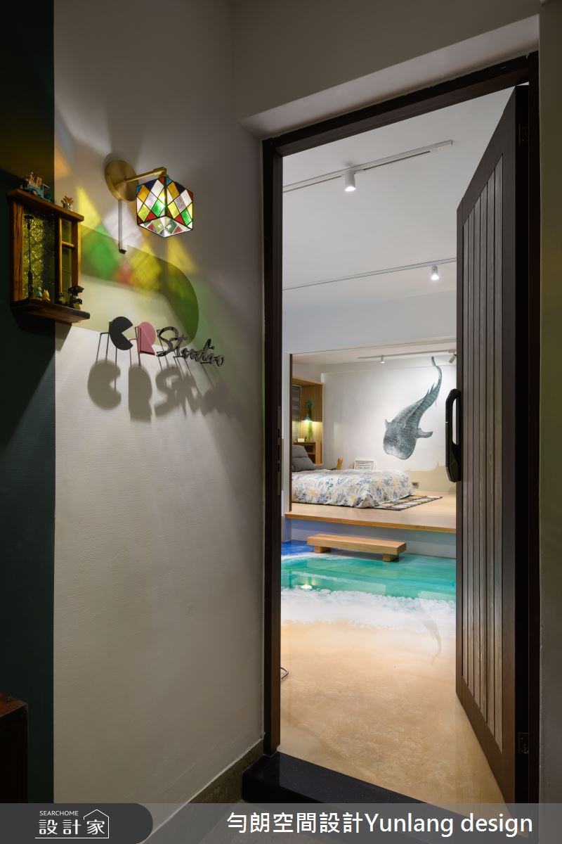 35坪老屋(41~50年)＿混搭風玄關案例圖片＿勻朗空間室內裝修有限公司＿勻朗_勻光寂室_高雄35坪老屋之1