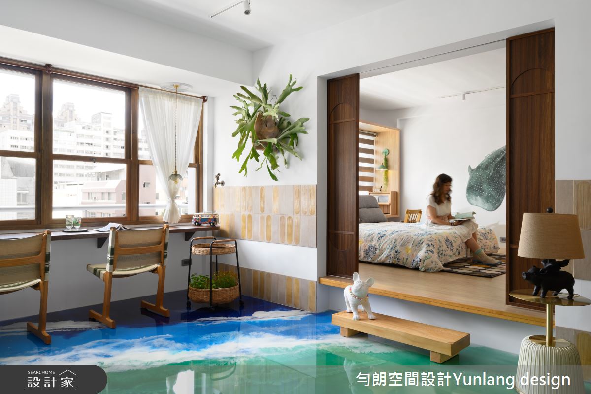 35坪老屋(41~50年)＿混搭風多功能室案例圖片＿勻朗空間室內裝修有限公司＿勻朗_勻光寂室_高雄35坪老屋之7