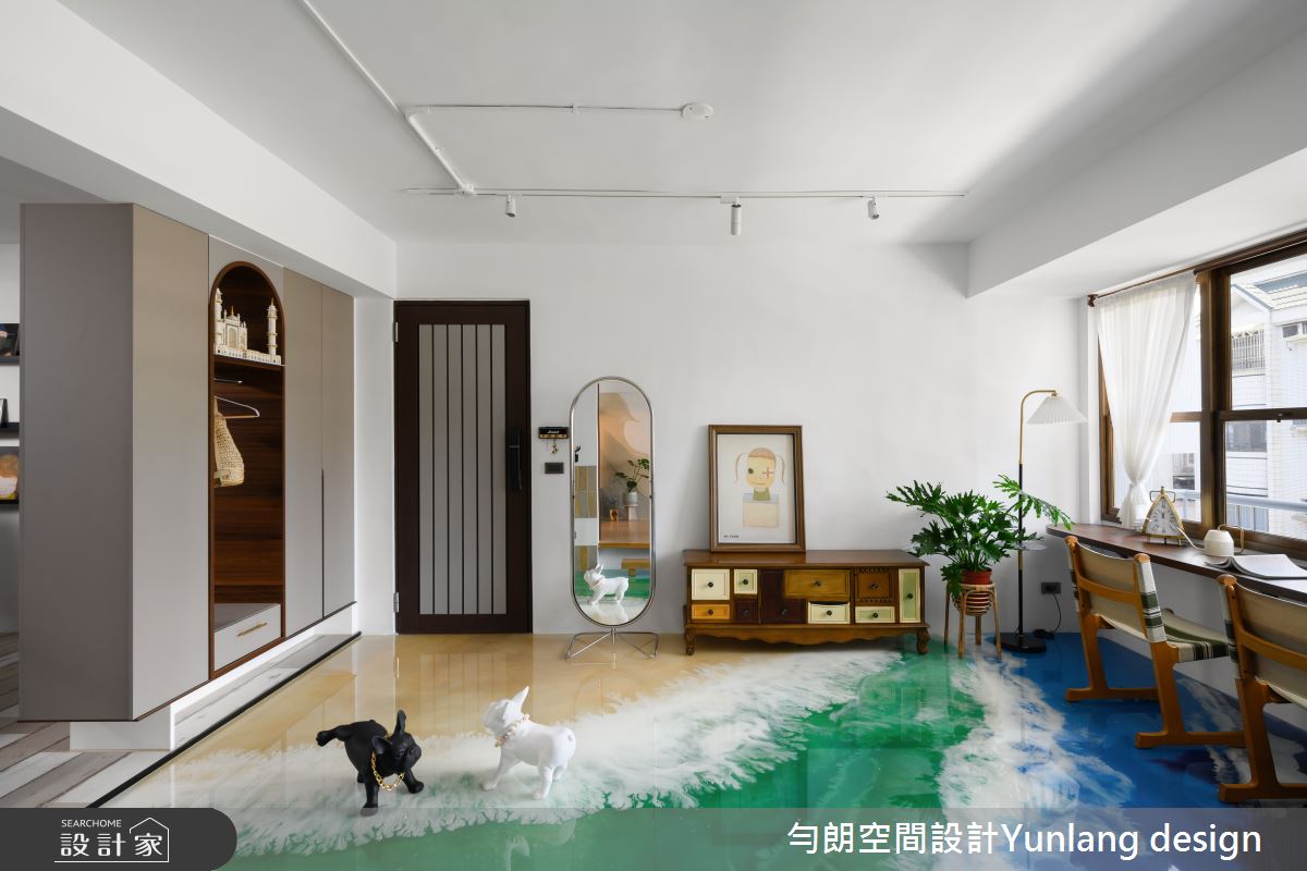 35坪老屋(41~50年)＿混搭風多功能室案例圖片＿勻朗空間室內裝修有限公司＿勻朗_勻光寂室_高雄35坪老屋之2