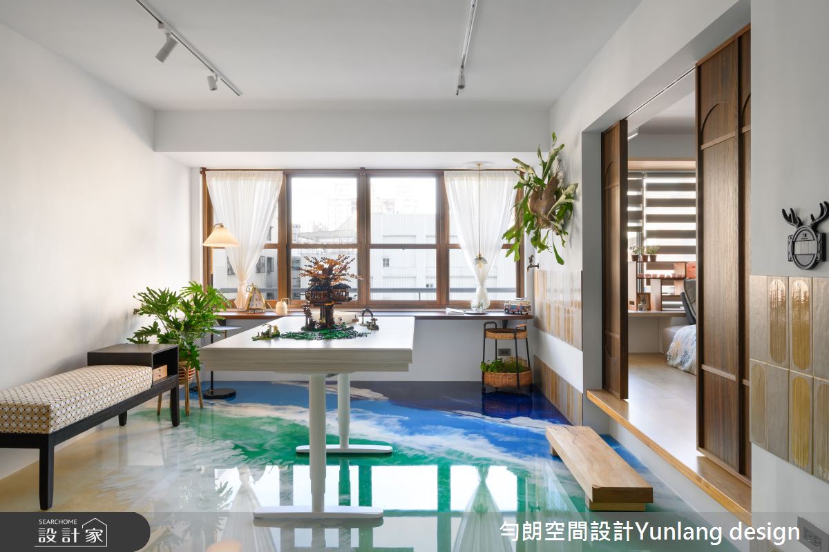 35坪老屋(41~50年)＿混搭風多功能室案例圖片＿勻朗空間室內裝修有限公司＿勻朗_勻光寂室_高雄35坪老屋之5