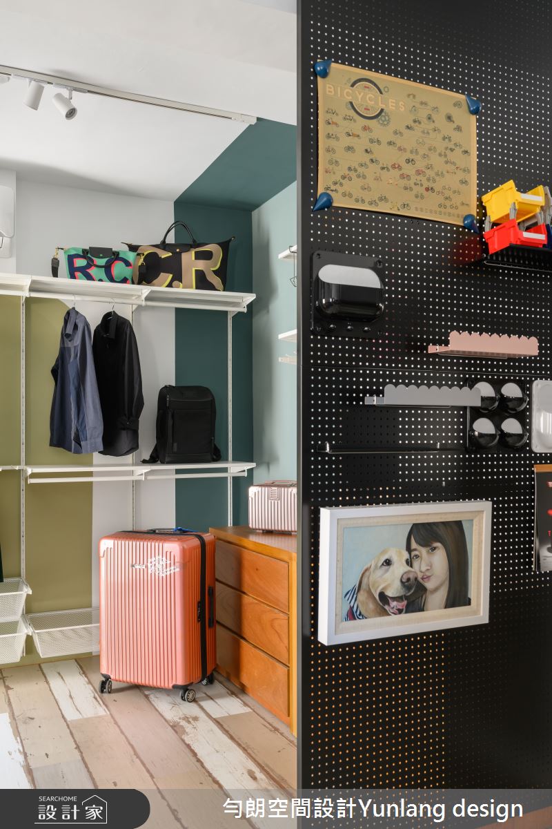 35坪老屋(41~50年)＿混搭風更衣間案例圖片＿勻朗空間室內裝修有限公司＿勻朗_勻光寂室_高雄35坪老屋之33