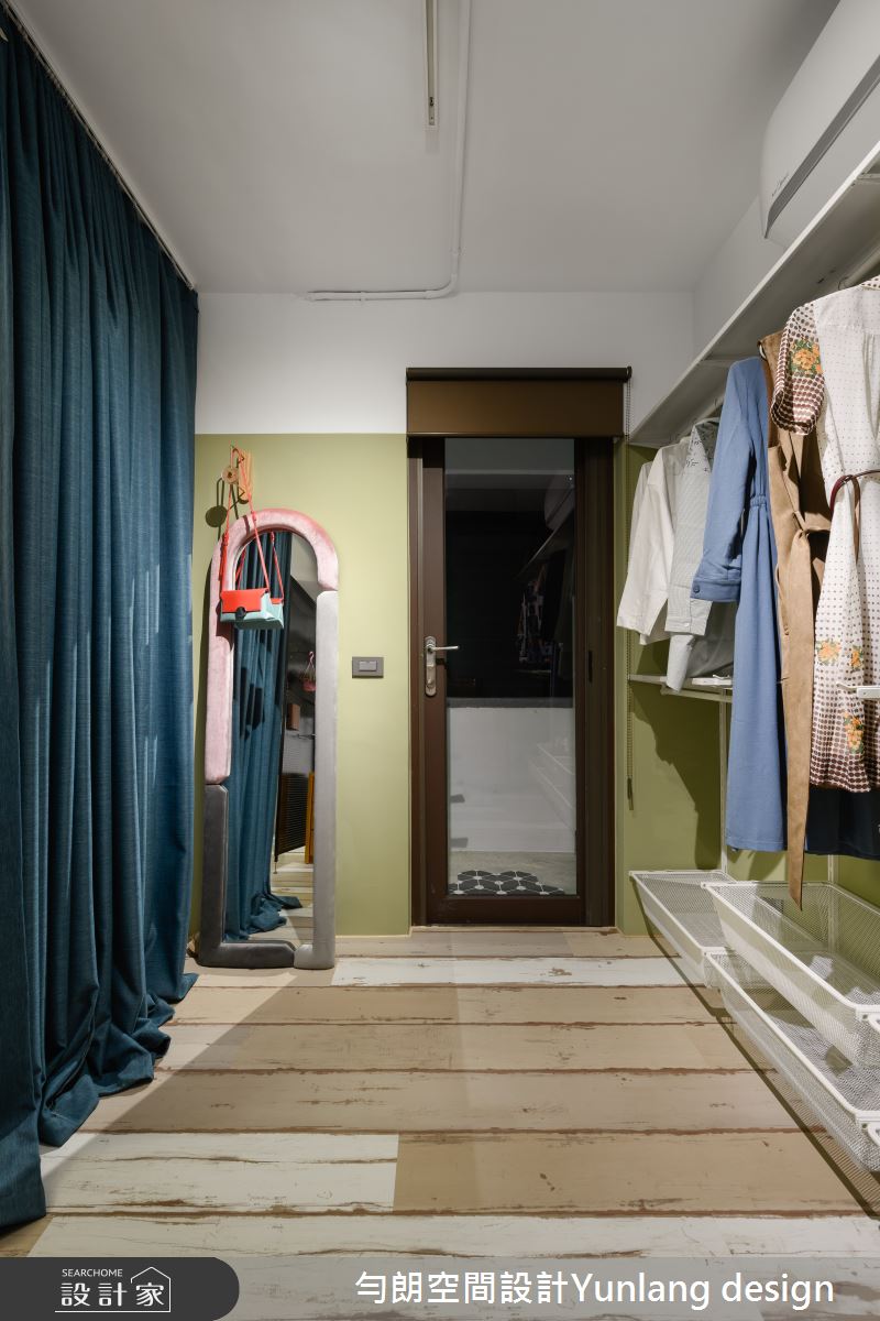 35坪老屋(41~50年)＿混搭風更衣間案例圖片＿勻朗空間室內裝修有限公司＿勻朗_勻光寂室_高雄35坪老屋之34