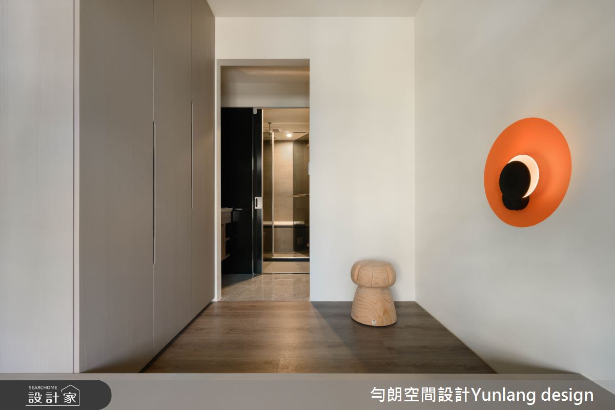 12坪新成屋(5年以下)＿現代風臥室案例圖片＿勻朗空間室內裝修有限公司＿勻朗_獨善其居_高雄12坪新成屋之15