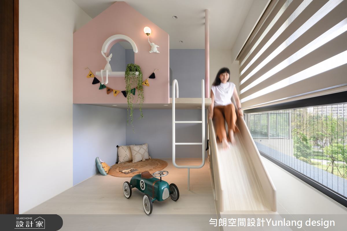 30坪新成屋(5年以下)＿侘寂風兒童房兒童房案例圖片＿勻朗空間室內裝修有限公司＿勻朗_沙洲樂園_高雄30坪新成屋之21