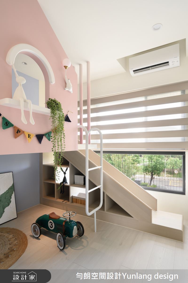 30坪新成屋(5年以下)＿侘寂風兒童房兒童房案例圖片＿勻朗空間室內裝修有限公司＿勻朗_沙洲樂園_高雄30坪新成屋之22