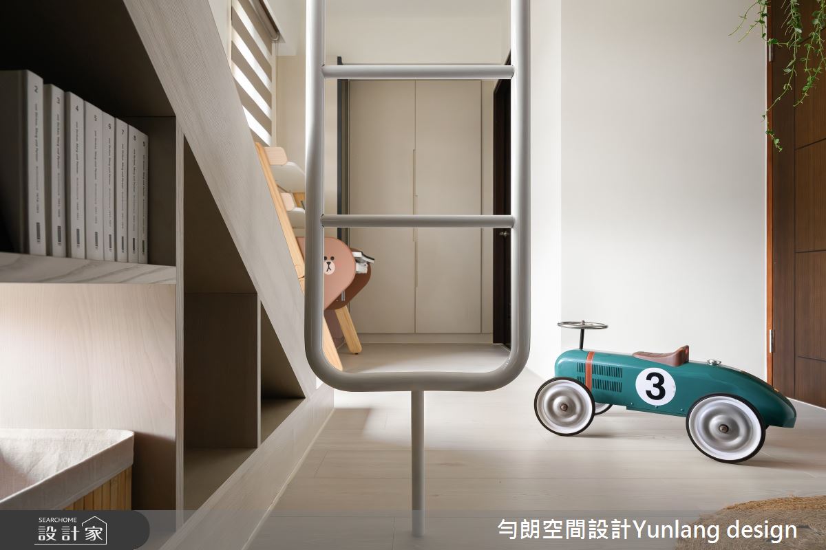 30坪新成屋(5年以下)＿侘寂風兒童房兒童房案例圖片＿勻朗空間室內裝修有限公司＿勻朗_沙洲樂園_高雄30坪新成屋之20