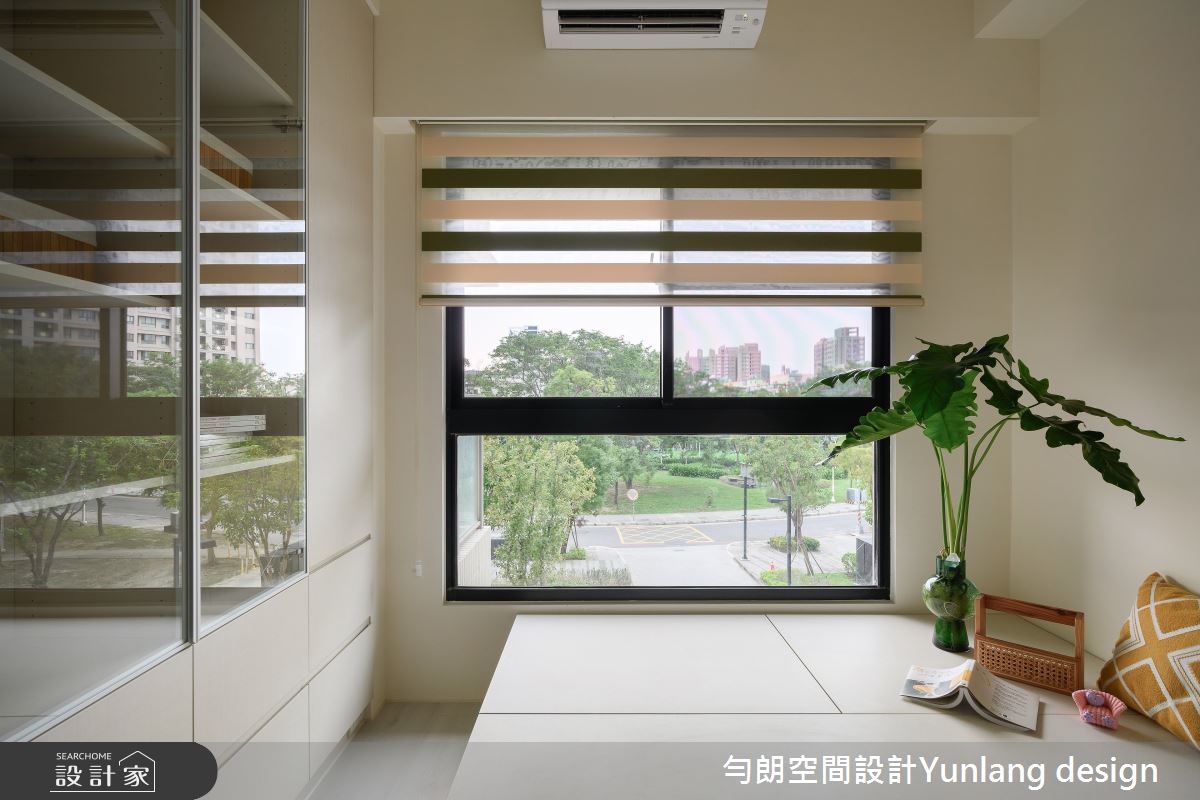 30坪新成屋(5年以下)＿侘寂風臥室案例圖片＿勻朗空間室內裝修有限公司＿勻朗_沙洲樂園_高雄30坪新成屋之28