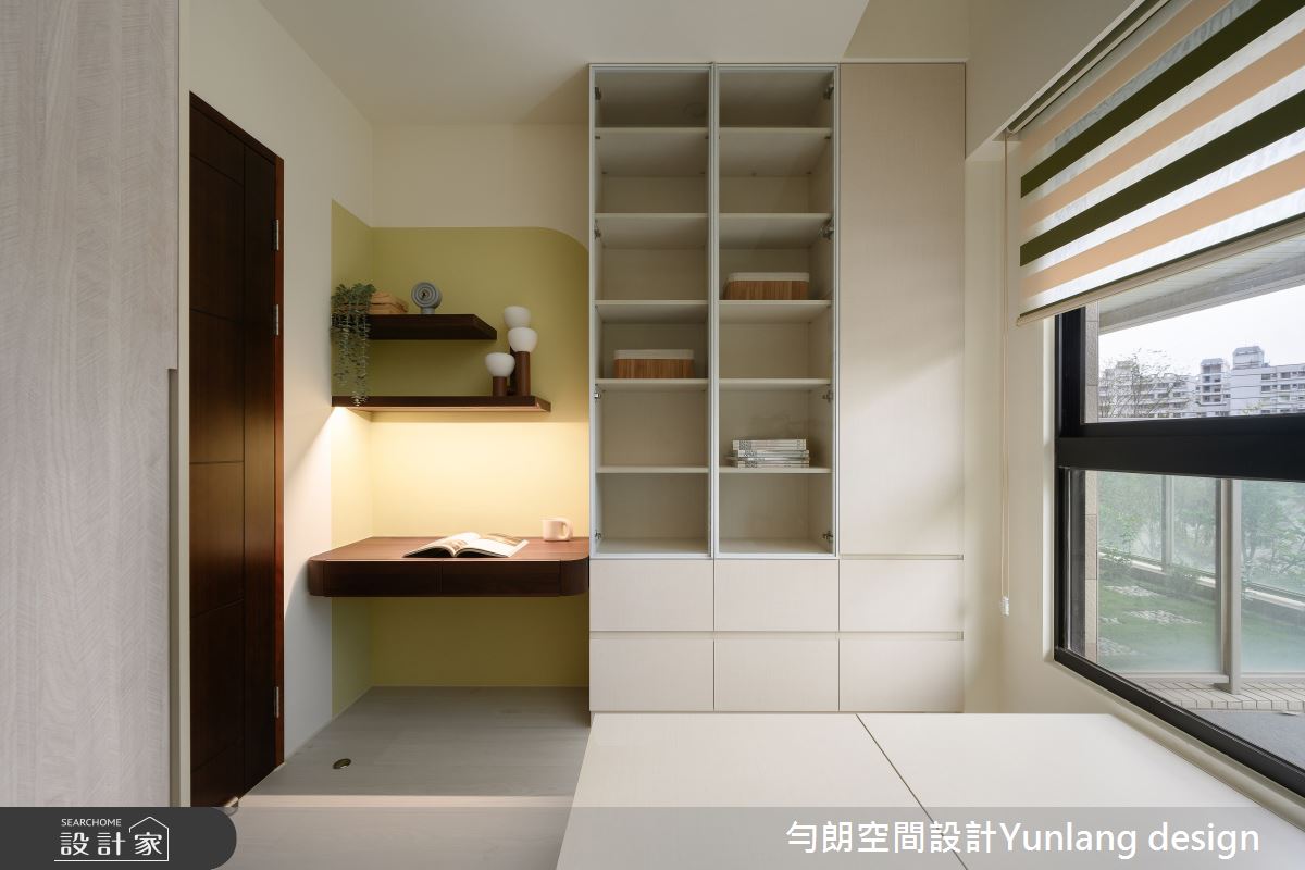 30坪新成屋(5年以下)＿侘寂風臥室案例圖片＿勻朗空間室內裝修有限公司＿勻朗_沙洲樂園_高雄30坪新成屋之27