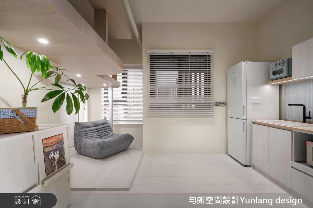 新成屋(5年以下)＿混搭風廚房多功能室案例圖片＿勻朗空間室內裝修有限公司＿勻朗_悠藍_高雄19.6坪新成屋之6