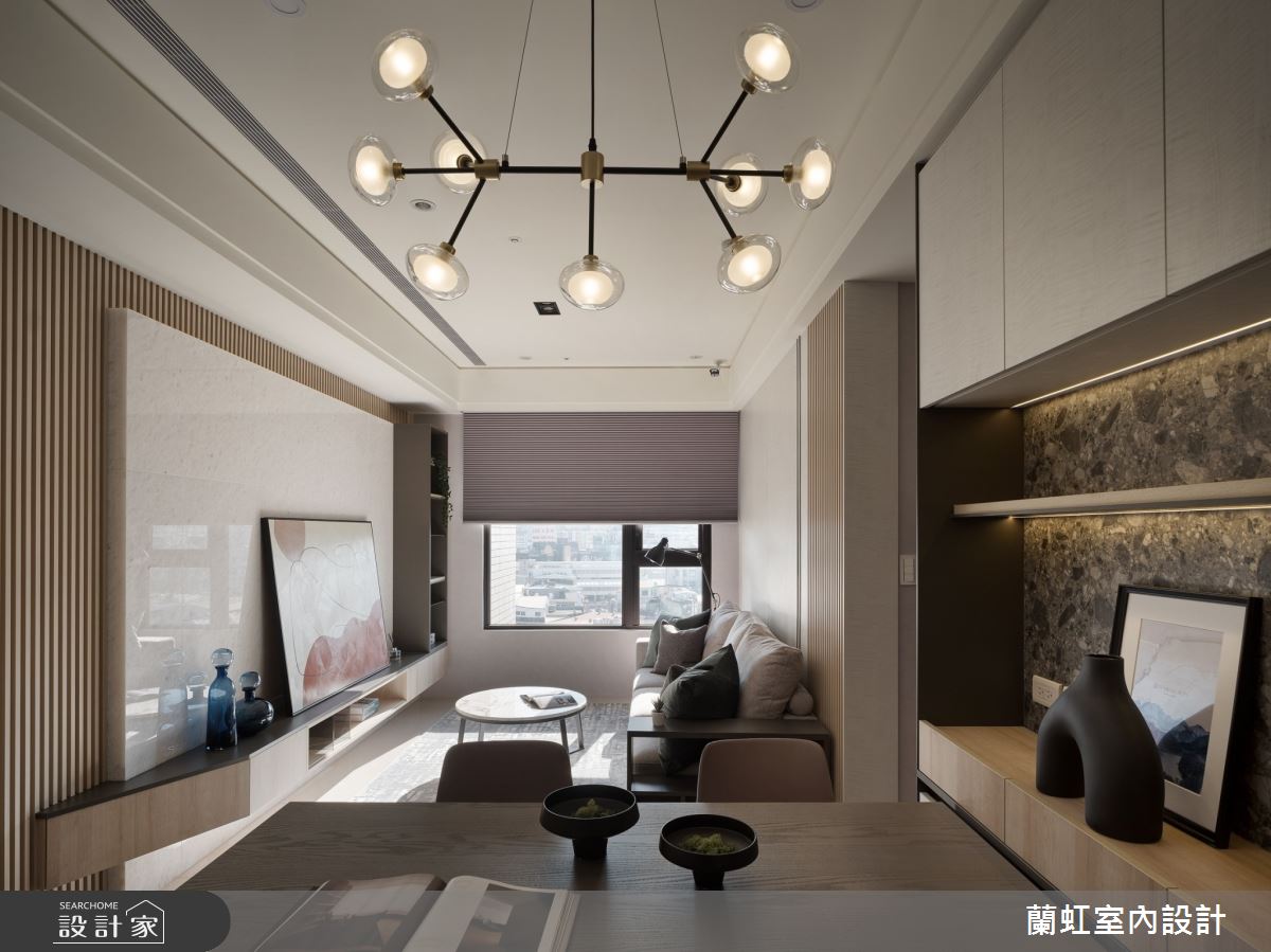 33坪新成屋(5年以下)＿現代風客廳餐廳案例圖片＿蘭虹室內設計＿蘭虹_恬謐日常之3