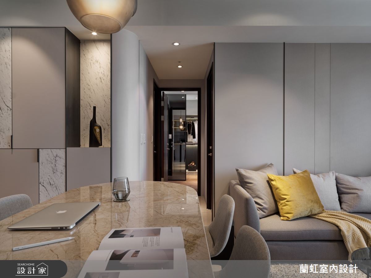 35坪新成屋(5年以下)＿現代風客廳餐廳案例圖片＿蘭虹室內設計＿蘭虹_悠‧雅之6