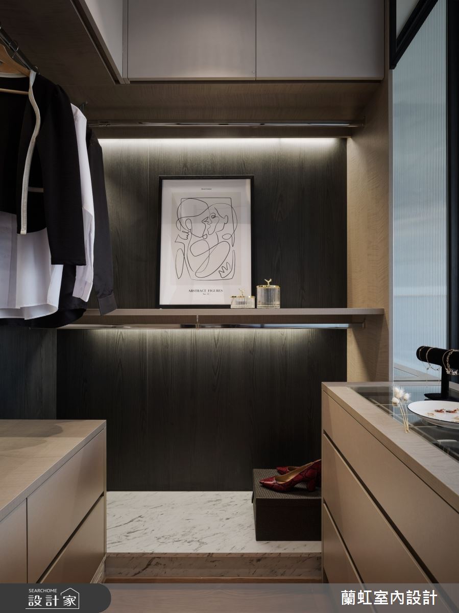 35坪新成屋(5年以下)＿現代風更衣間案例圖片＿蘭虹室內設計＿蘭虹_悠‧雅之10