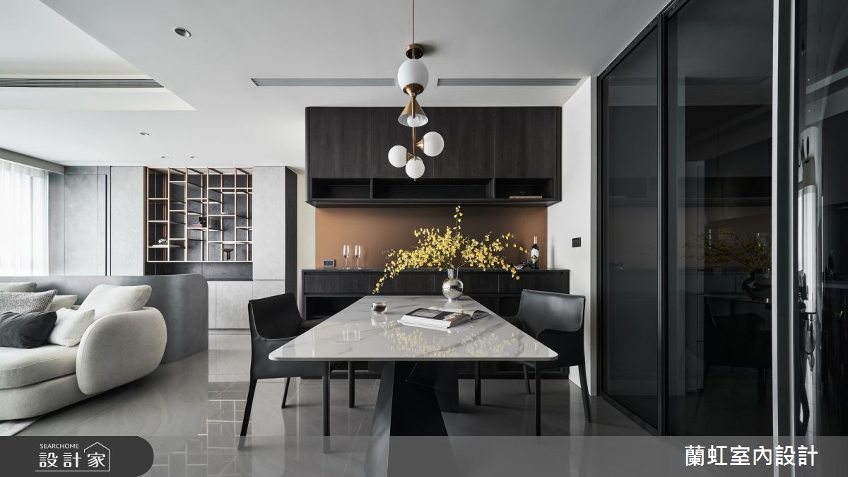 新成屋(5年以下)＿現代輕奢風客廳餐廳案例圖片＿蘭虹室內設計＿蘭虹_游於藝之4